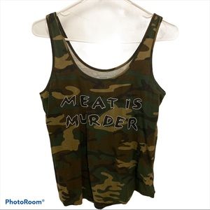 Camo vegan tank top